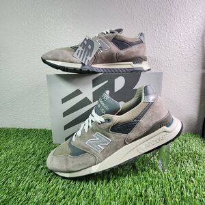 New Balance 998 Grey Reflective Silver Made in USA U998GR Mens size 13